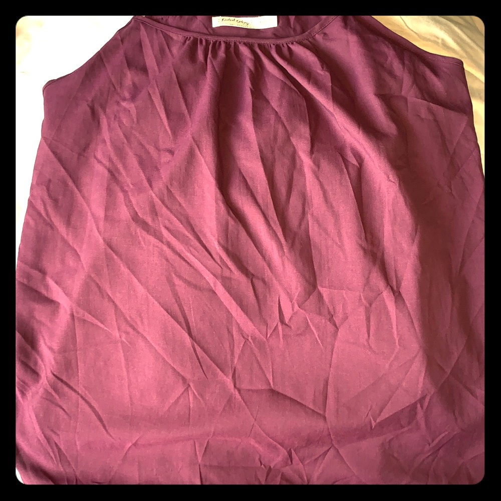Faded Glory Plum Spaghetti tank top